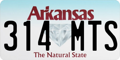 AR license plate 314MTS