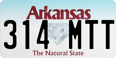 AR license plate 314MTT