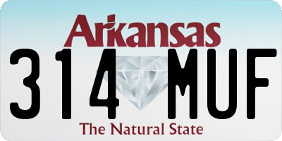 AR license plate 314MUF