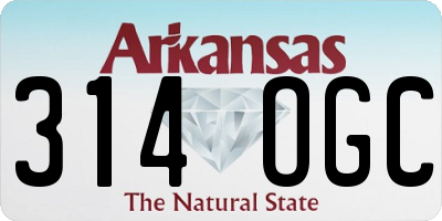 AR license plate 314OGC