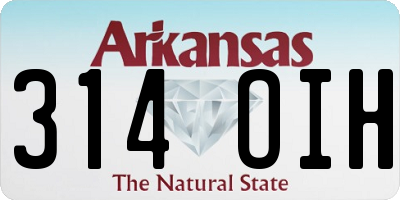 AR license plate 314OIH