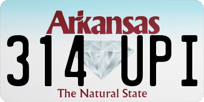AR license plate 314UPI
