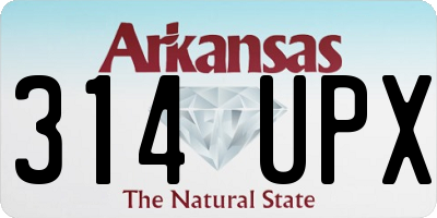 AR license plate 314UPX