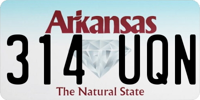 AR license plate 314UQN