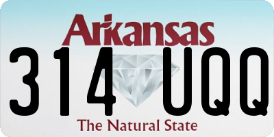 AR license plate 314UQQ