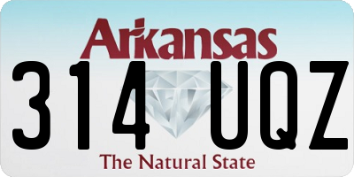 AR license plate 314UQZ