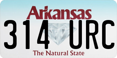 AR license plate 314URC