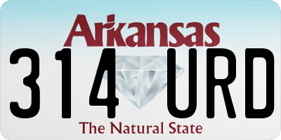 AR license plate 314URD