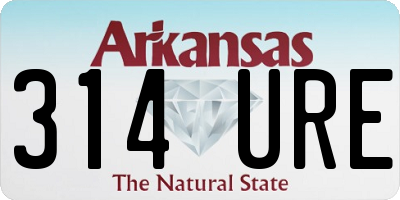 AR license plate 314URE
