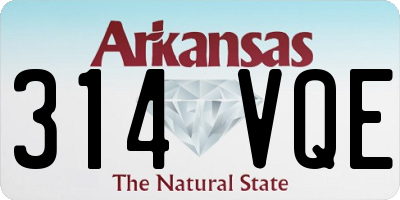 AR license plate 314VQE