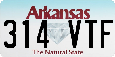 AR license plate 314VTF