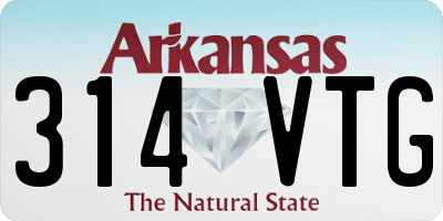 AR license plate 314VTG