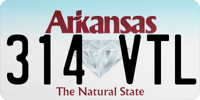AR license plate 314VTL