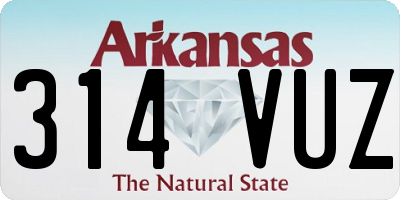 AR license plate 314VUZ