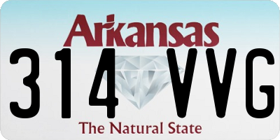 AR license plate 314VVG