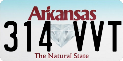 AR license plate 314VVT