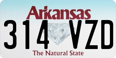AR license plate 314VZD