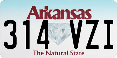 AR license plate 314VZI