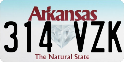 AR license plate 314VZK