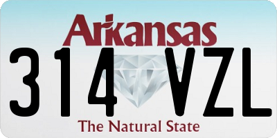 AR license plate 314VZL
