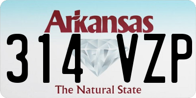 AR license plate 314VZP