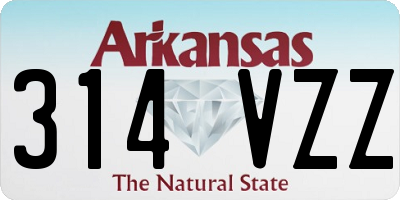 AR license plate 314VZZ