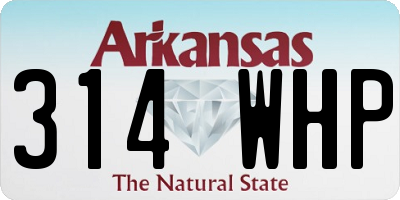 AR license plate 314WHP