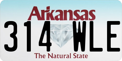 AR license plate 314WLE