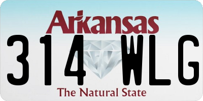 AR license plate 314WLG