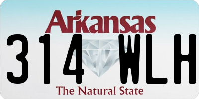 AR license plate 314WLH