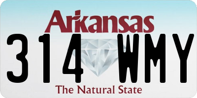 AR license plate 314WMY