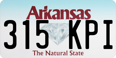 AR license plate 315KPI