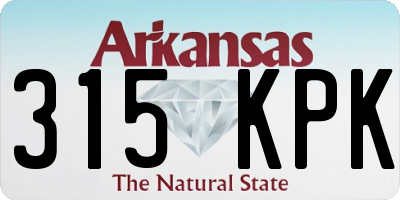 AR license plate 315KPK