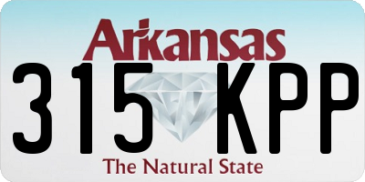 AR license plate 315KPP