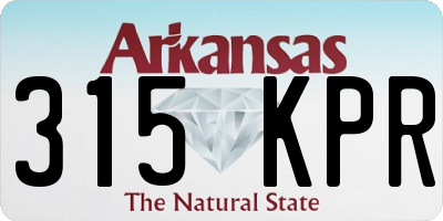 AR license plate 315KPR