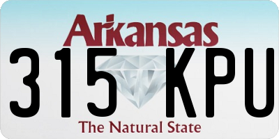 AR license plate 315KPU