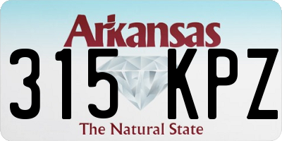 AR license plate 315KPZ