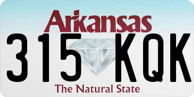 AR license plate 315KQK