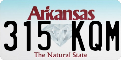 AR license plate 315KQM