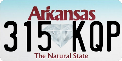 AR license plate 315KQP