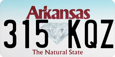AR license plate 315KQZ