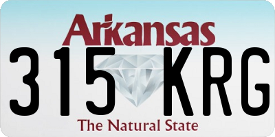 AR license plate 315KRG