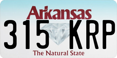 AR license plate 315KRP