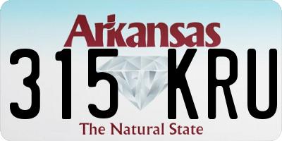 AR license plate 315KRU