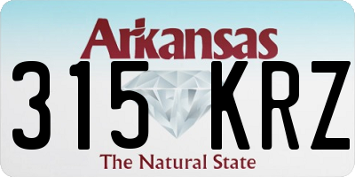 AR license plate 315KRZ