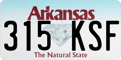 AR license plate 315KSF