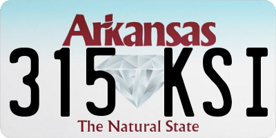 AR license plate 315KSI