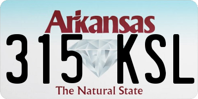 AR license plate 315KSL