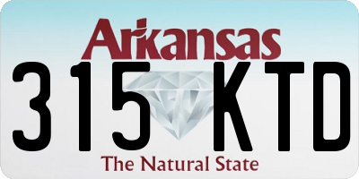 AR license plate 315KTD