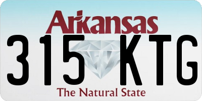 AR license plate 315KTG